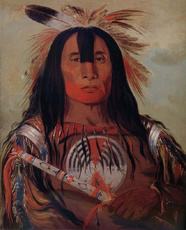 George Catlin Stu-mick-o-sucks,Buffalo Bull-s Back Fat,Head Chief,Blood Tribe oil painting image